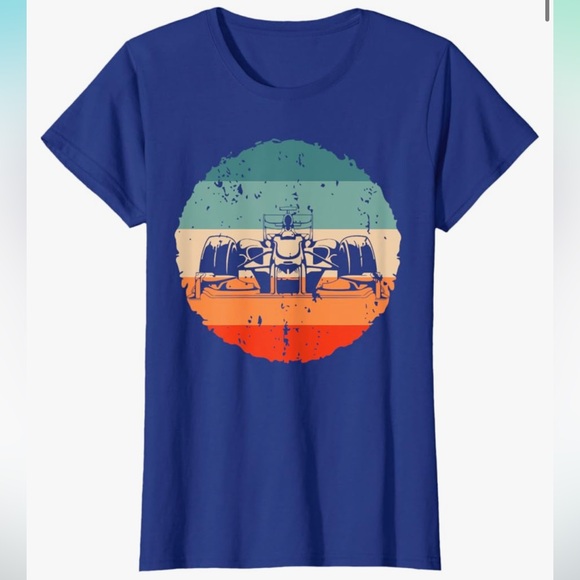 Retro vintage Formula Racing Lovers Silhouette Race Car fan T-Shirt🏎️🏎️ - Picture 1 of 1